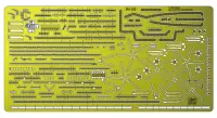 Hasegawa [QG69] 1:700 J.M.S.D.F. DDH KAGA DETAIL UP ETCHING PARTS - Kit Accessories - photo 2