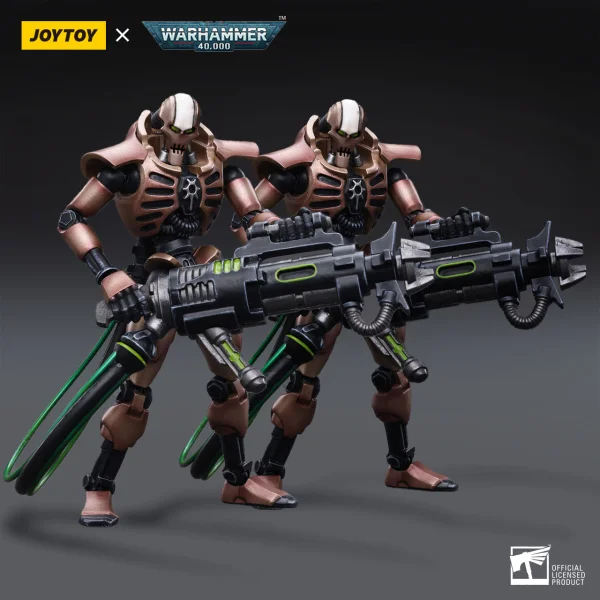 JOYTOY Necrons Szarekhan Dynasty lmmortal with Tesla Carbine [2PCS] - Warhammer 40K