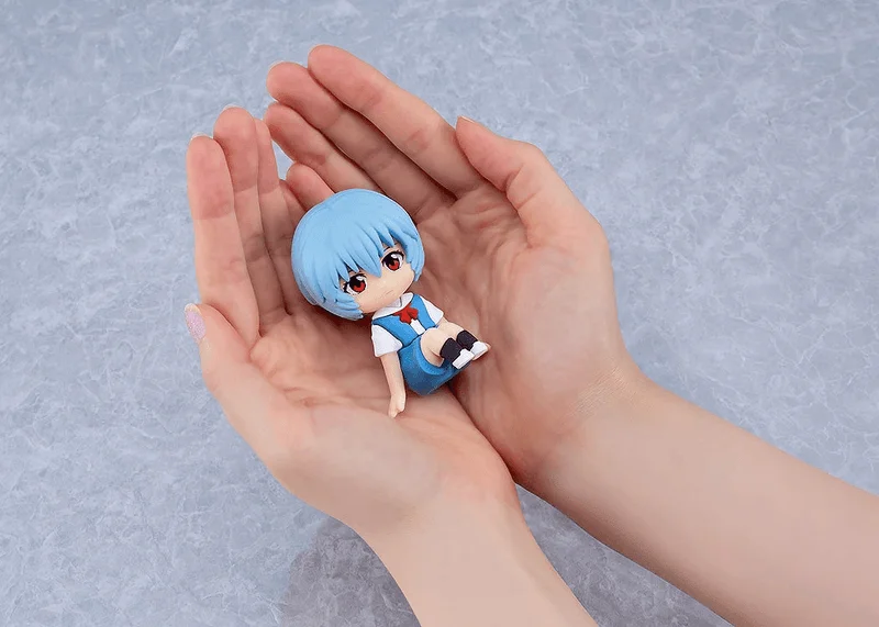 GOOD SMILE COMPANY Nendoroid Plus: Rei Ayanami Rubber Mascot - Rebuild of Evangelion