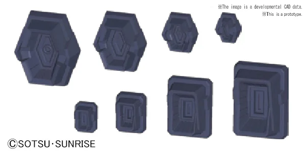 BANDAI HOBBY Builders Parts - HD Non-Scale MS Detail 01 - Kit Accessories