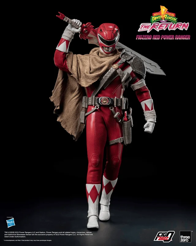 threezero Mighty Morphin Power Rangers: The Return - FigZero 1/6 Red Power Ranger - Power Rangers