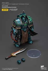 JOYTOY Alpha Legion Legion Praetor in Cataphractii Terminator Armour - Warhammer 40K - photo 4