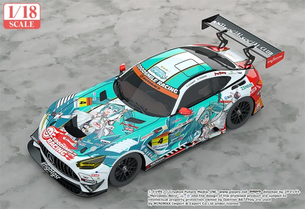 GoodSmile Racing 1/18 Good Smile Hatsune Miku AMG 2023 Season Opening Ver. - Hatsune Miku