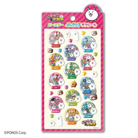Battle Cats Birthday Puffy Clear Deco Stickers 1