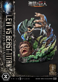 Ultimate Premium Masterline  TV animation Attack On Titan  Levi versus Beast Titan Bonus Version 25