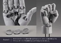 KOTOBUKIYA ARTIST SUPPORT ITEM HAND MODEL MEN’S/L -WHITE- - Art & Display - photo 7