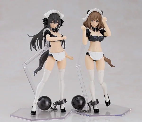 GOOD SMILE COMPANY PLAMAX GP-07 Underwear Body Girl Ran & Jelly: Maid Ver. Set - Guilty Princess