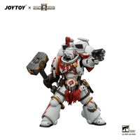 Game Edition White Scars Assault Intercessor Champion with Thunder Hammer and Bolt Pistol 9
