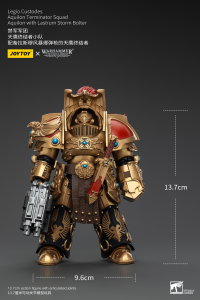 Legio Custodes Aquilon Terminator Squad Aquilon with Lastrum Storm Bolter 3