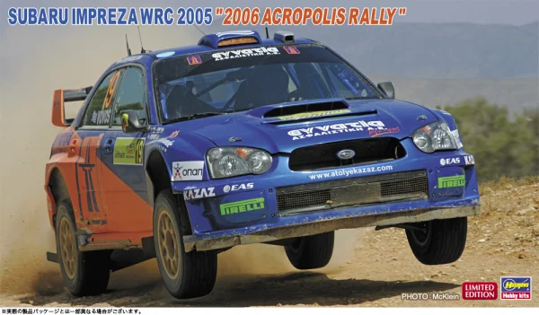 Hasegawa 1/24 SUBARU IMPREZA WRC 2005 2006 ACROPOLIS RALLY - Scale Kits