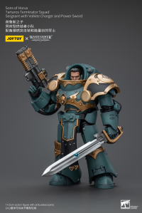 Sons Of Horus Tartaros Terminator Squad Sergeant With Volkite Charger And Power Sword 8