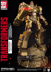 Premium Masterline Transformers: Generation 1 Megatron Gold Version 7