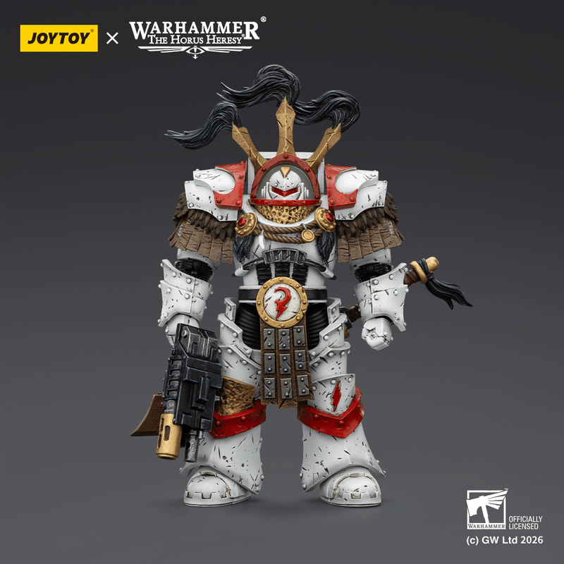 White Scars Legion Praetor in Cataphractii Terminator Armour with Cyber Hawk, Chogorian sword and combi-melta