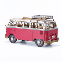 wa-gu-mi Vintage Volkswagen Type 2 (T1) Camper Van RED 7