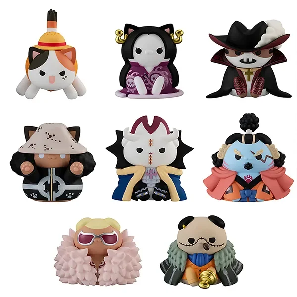 MegaHouse MEGA CAT PROJECT ONE PIECE Nyan Piece Nyan! Ver. Luffy & the Seven Warlords of the Sea (1pc) - ONE PIECE
