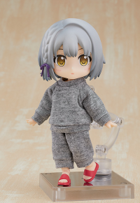 Nendoroid Doll Outfit Set: Sweatshirt and Sweatpants (Gray) 5
