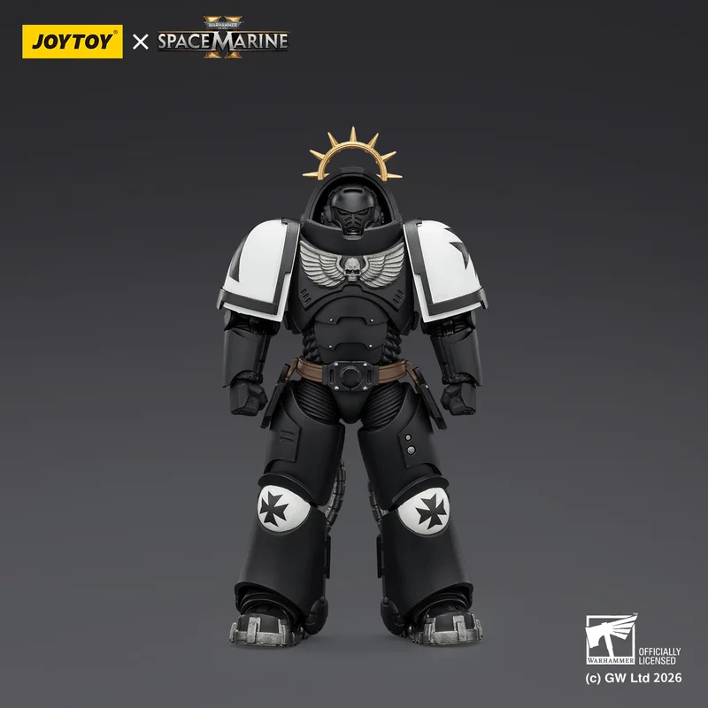 JOYTOY Game Edition Black Templars Heavy Intercessor with Heavy Bolt Rifle and Bolt Pistol - Warhammer 40K