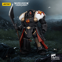 White Scars Ebon Keshig Terminator 2 with Power Glaive 12