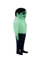 Occultic Sofubi collection TV Anime ”DAN DA DAN” Alien Serpo luminous Ver. 4
