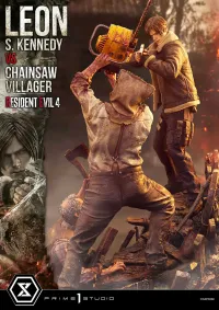 Prime 1 Studio Ultimate Premium Masterline Resident Evil 4 Leon S. Kennedy versus Chainsaw Villager - Video Games - photo 52