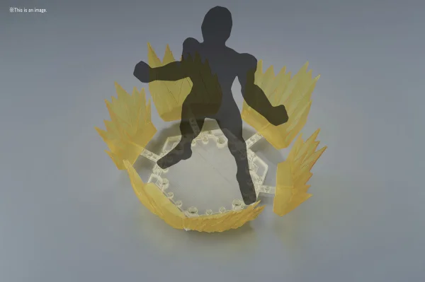 BANDAI HOBBY Figure-rise Effect - Aura Effect (Yellow) - Mobile Suit Gundam
