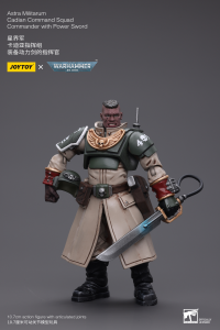Astra Militarum Cadian Command Squad Commander with Power Sword 7