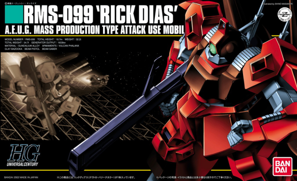 HGUC 1/144 #33 Rick Dias Red