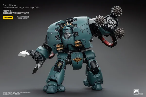 JOYTOY Sons of Horus Leviathan Dreadnought with Siege Drills - Warhammer 40K