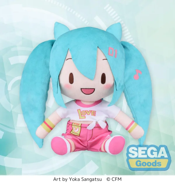 SEGA Fuwapuchi Hatsune Miku Series L Plush Hatsune Miku ~Live Cheering~ - Hatsune Miku