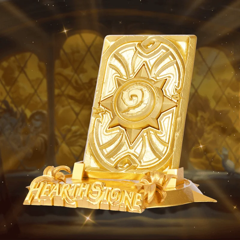 HEX Collectibles Blizzard Hearthstone® Golden Celebration Card Back Replica - Blizzard