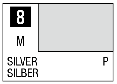 Mr Color Spray - S8 Silver (Metallic/Primary)