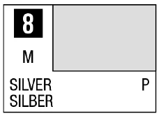 Mr Color Spray - S8 Silver (Metallic/Primary)