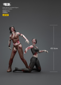 Dark Source Zombie Figure Female wrestlers 4