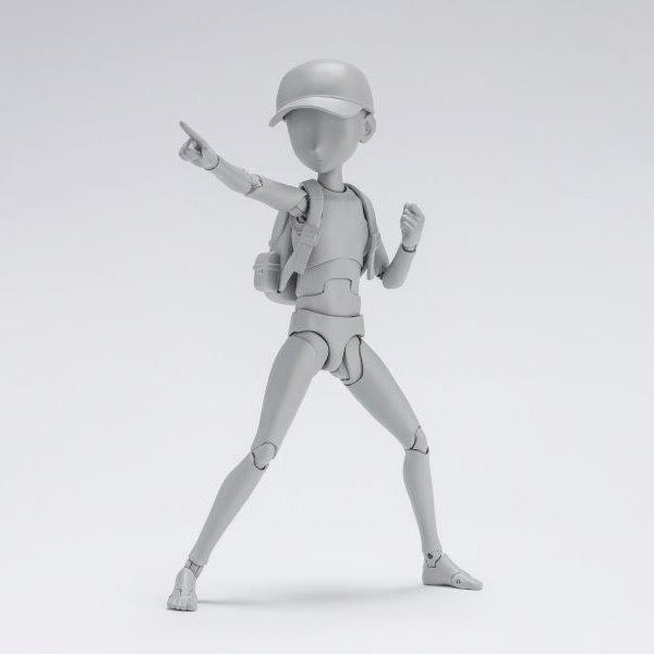 Body Kun -Ken Sugimori- Edition  DX Set (Gray Color Ver.) , Bandai Spirits S.H.Figuarts