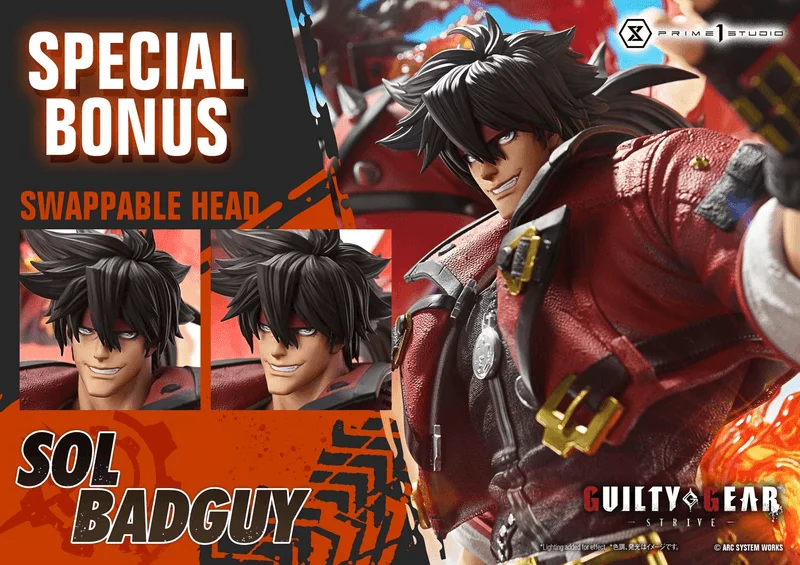 Prime 1 Studio Ultimate Premium Masterline GUILTY GEAR -STRIVE- SOL BADGUY Bonus Version - Guilty Gear