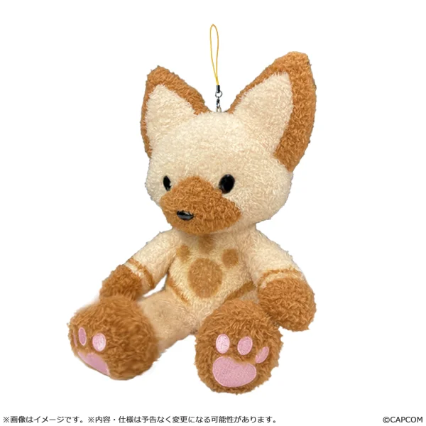 CAPCOM Monster Hunter Wilds Stuffed Felyne Teddy - Monster Hunter