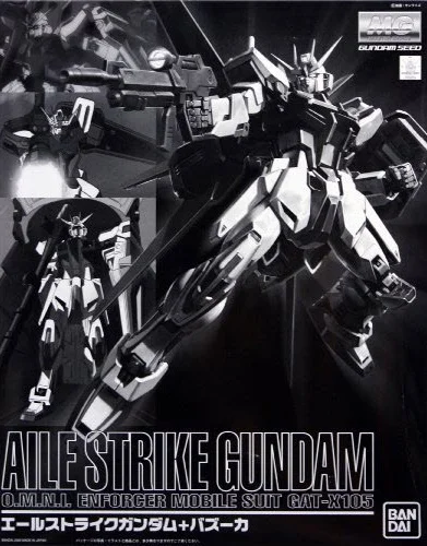 BANDAI HOBBY MG 1/100 Aile Strike Gundam with Bazooka - Mobile Suit Gundam SEED