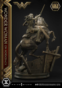 Museum Masterline Wonder Woman (Film) Wonder Woman on HorseBack Gold Version 21