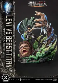 Prime 1 Studio Ultimate Premium Masterline  TV animation Attack On Titan  Levi versus Beast Titan - Attack on Titan - photo 39