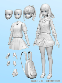 Rikka Takarada Articulated Plastic Model Kit 10
