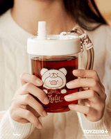 LuLu the Piggy - Teddy LuLu Insulated Water Bottle with Straw 3