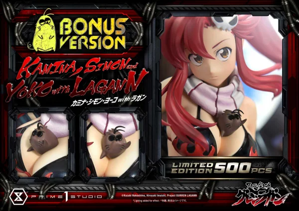 Prime 1 Studio Ultimate Premium Masterline Tengen Toppa Gurren Lagann Kamina, Simon & Yoko with Lagann "Our Hearts Pierce the Skies!" DX Bonus Version - Tengen Toppa Gurren Lagann