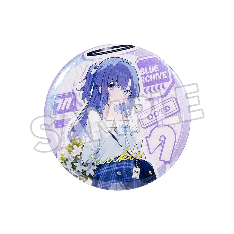 GoodSmile Moment Blue Archive Holiday Saunter Series 75mm Badge (YUUKA) - Blue Archive