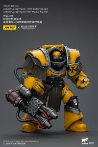 JOYTOY Imperial Fists Legion Cataphractii Terminator Squad Legion Cataphractii with Heavy Flamer - Warhammer 40K - photo 7