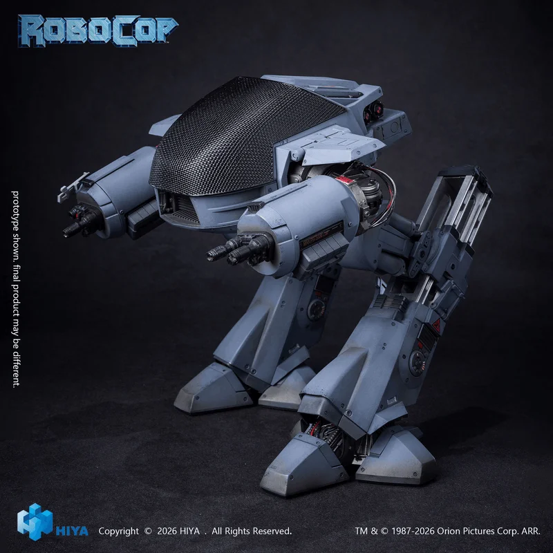 HIYA TOYS 1/12 Scale 6 Inch RoboCop ED-209 Action Figure - RoboCop