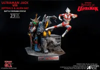 Star Ace ULTRAMAN 60TH ANNIVERSARY  Ultraman Jack vs Zetton II & Alien Bat Battle scene diorama resin statue - Ultraman - photo 3