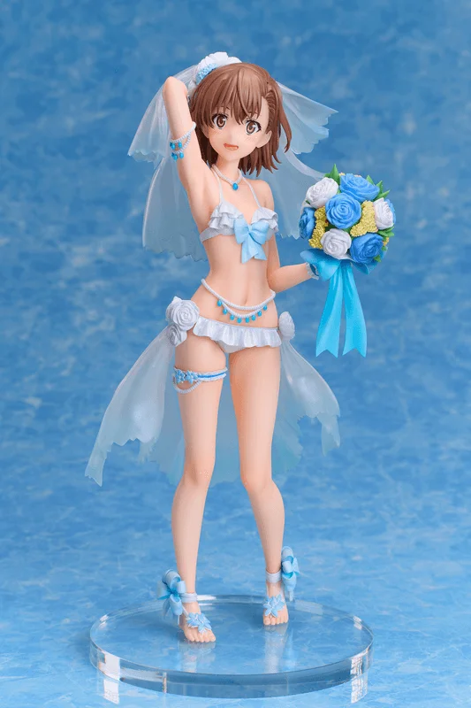 A.DIMENSION A Certain Scientific Railgun T Mikoto Misaka Wedding swim Swimsuit Ver. 1/7 Complete Figure - A Certain Scientific Railgun