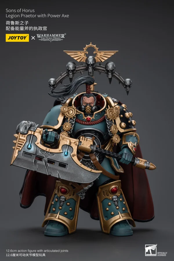 Sons of Horus Legion Praetor with Power Axe