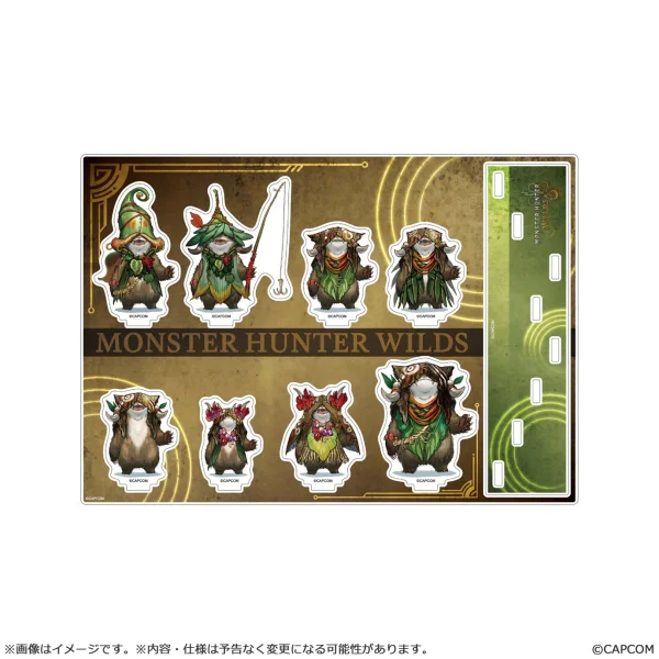 CAPCOM Monster Hunter Wilds acrylic stand Chomber set - Monster Hunter