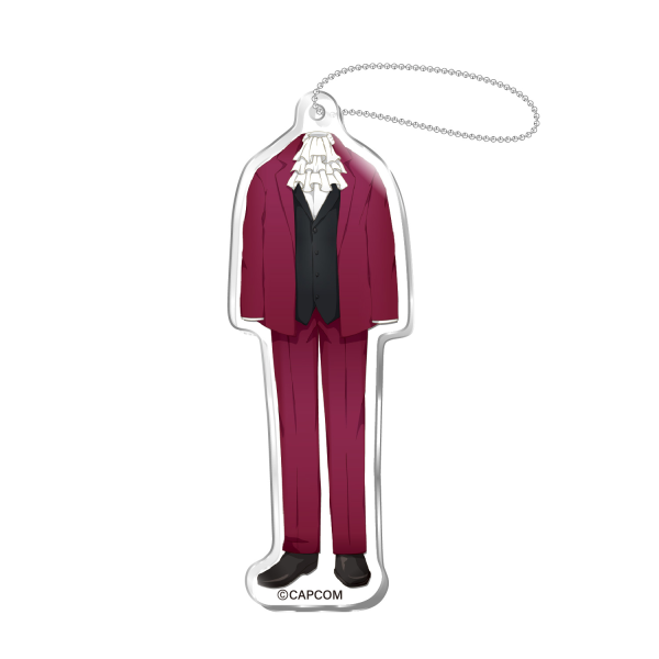 Costume acrylic keychain Ace Attorney Miles Edgeworth